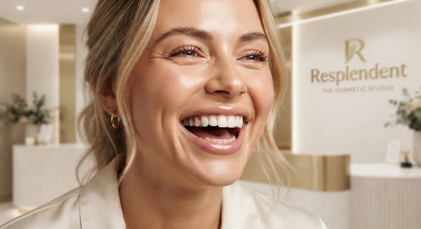 Gummy smile correction result