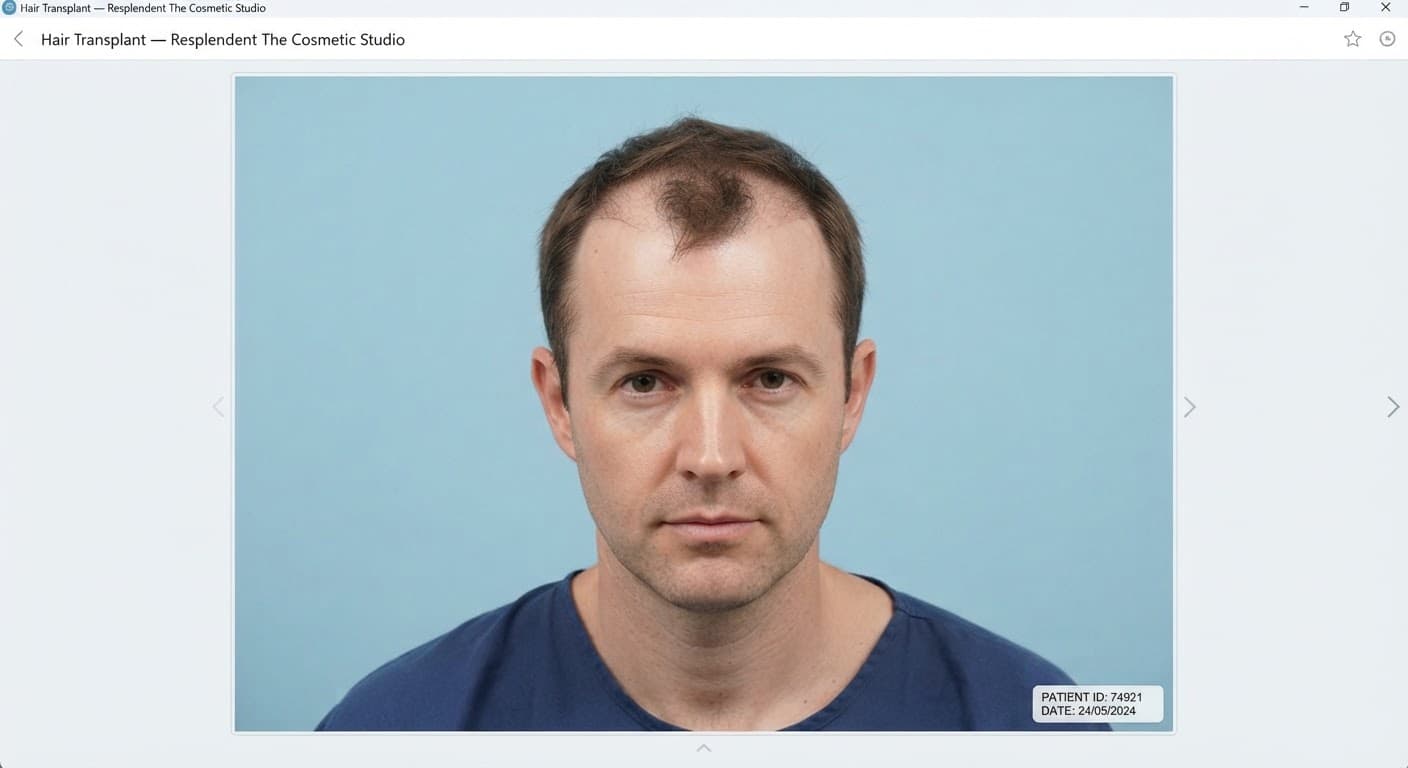 Norwood IV hair loss before transplant