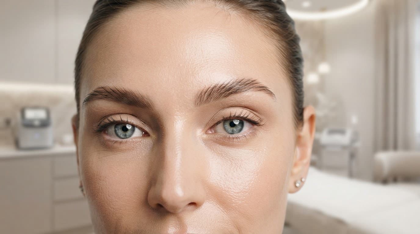 Periorbital treatment consultation and natural gaze